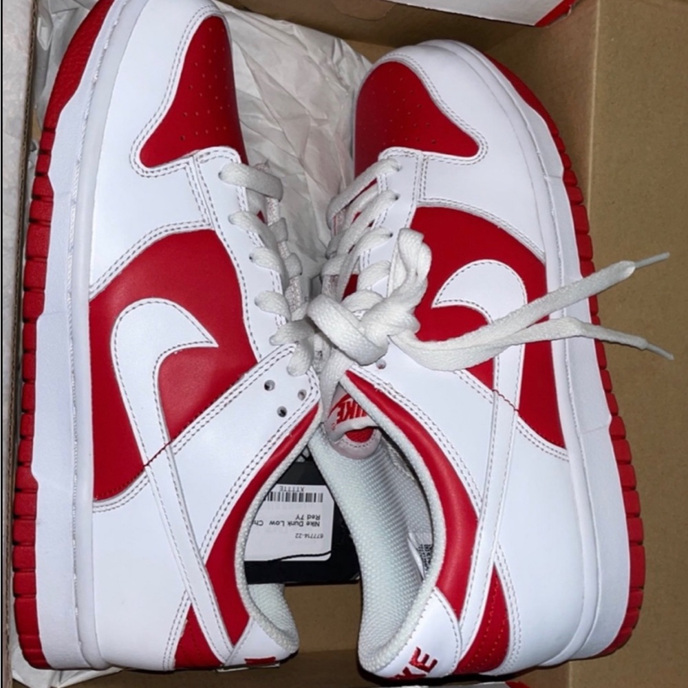 Nike Championship Red reverse Dunks